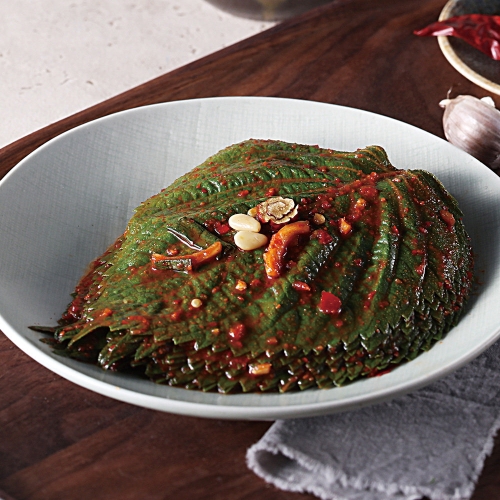 찬우물김치 깻잎김치 1kg (1개)