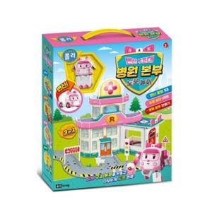 로보카폴리 변신구조대 도로놀이 병원본부 334371자동차장난감 어린이 우드록_이미지