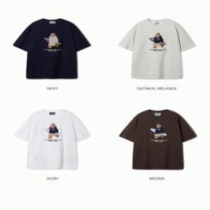 공용 패치 스티브 반팔 티셔츠 / Steve Patch Short Sleeve T-shirt WHRAF2421U 17