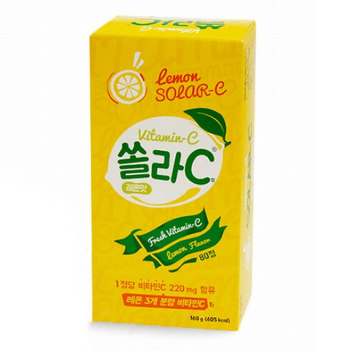 고려은단 쏠라C 레몬맛 80정 (4개)_이미지