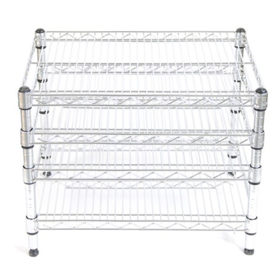 코랙코리아 4단 25파이 산업용 메탈랙 910x530 (45cm(높이))