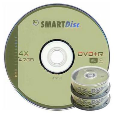 SMARTDisc DVD+R 4.7GB 4x ���� 50��