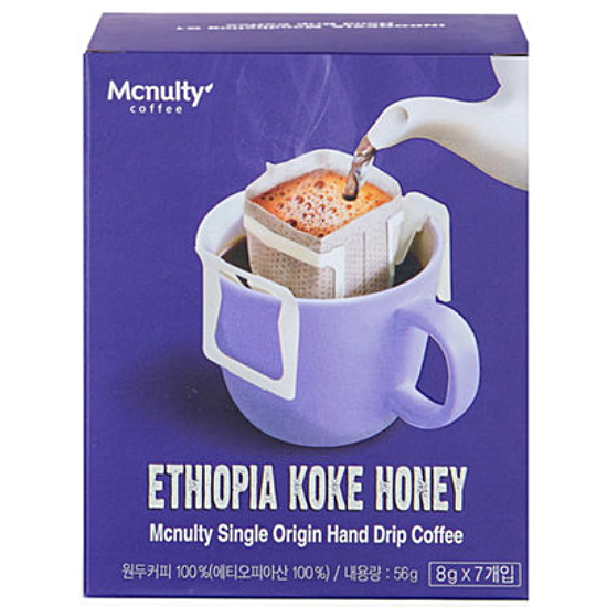 한국맥널티 에티오피아 코케 허니 핸드드립 원두커피 7T (3개)