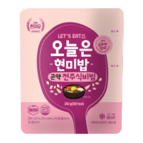 퍼니엠 다신샵 오늘은 현미밥 곤약 전주식비빔 200g (5개)