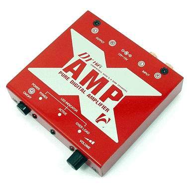 오디오트랙 디지털 앰프 DrAMP HiFi 레드 시거잭 (화이트박스)_이미지