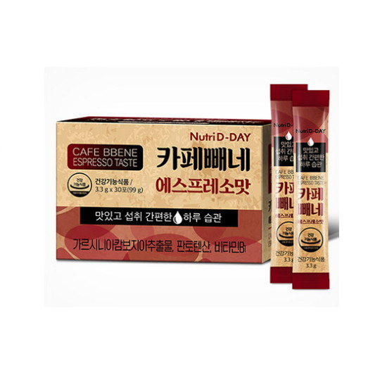 뉴트리디데이  카페빼네 에스프레소맛 30포 (1개)