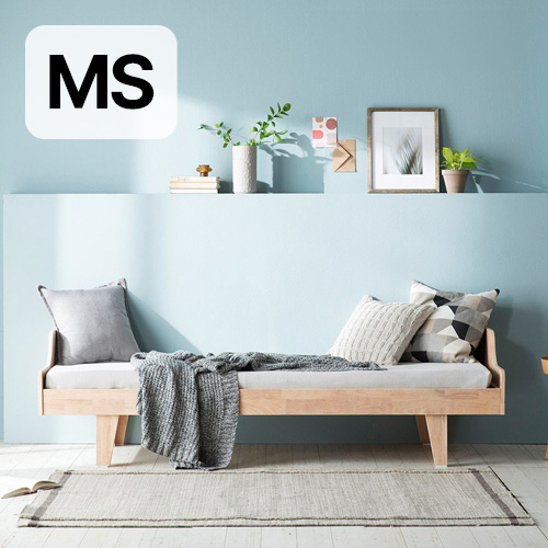장인가구 스칸디 원목 밸런스형 침대 MS (견면)_이미지