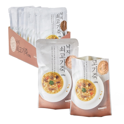 더주스 원더푸드 낙지 쇠고기죽 120g (12개)_이미지