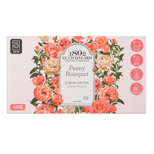 애경 르샤트라1802 드라이시트 피오니부케 40매 (5개)