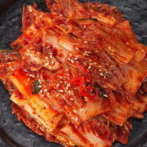청우 별미 빨강 맛김치 10kg 썰은 김치 자른 슬라이스 업소용 중국산 수입_이미지