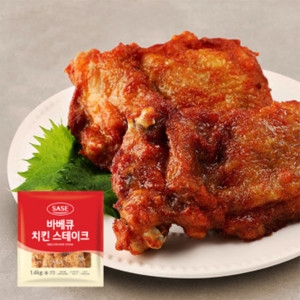 사세(SASE) 바베큐 치킨 스테이크 1.4kg 1봉 바베큐/튀김/안주/날개_이미지