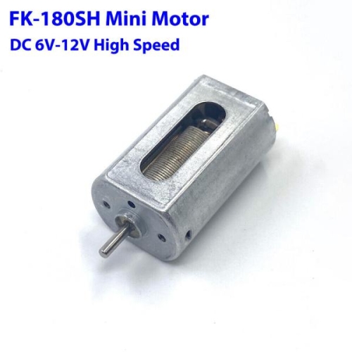 마이크로 180 카본 브러시 전기 모터 고속 DC 모터 슬롯 카용 큰 냉각 구멍 엔진 DC 6V 9V 12V 16V 23700RP