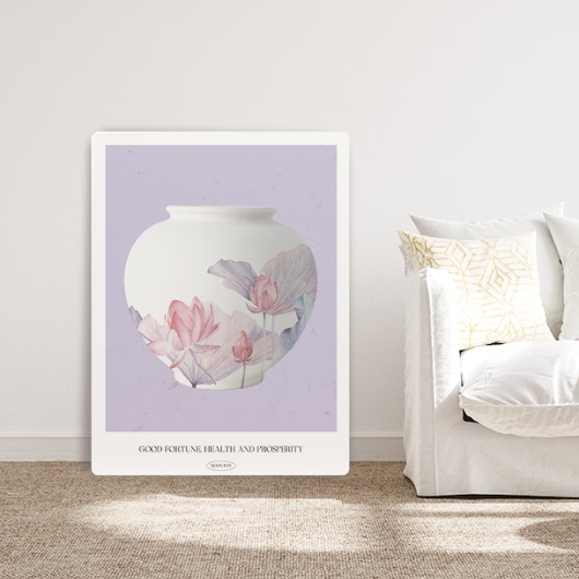 오홀리브 달항아리 기본다리 액자테이블 (72x48cm)_이미지
