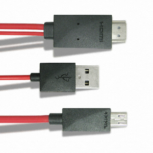 라인업시스템 LANSTAR MHL케이블 (LS-MHL519-2M3S, 2m)_이미지