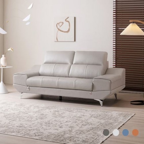 쉐우드가구 벨리니 이태리 직수입 천연가죽 소파 3인용_이미지