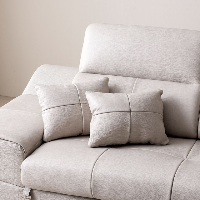 쉐우드가구 벨리니 이태리 직수입 천연가죽 소파 3인용_이미지