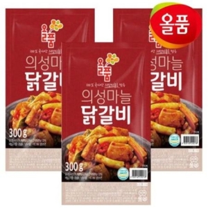 올품 의성마늘 닭갈비 300g (3개)_이미지