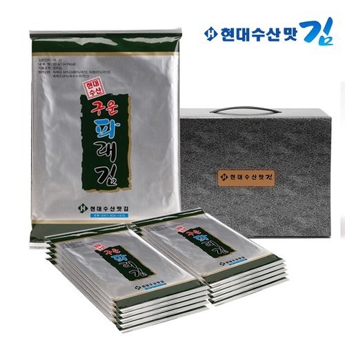 현대수산맛김 보령 대천김 파래김 전장김 18봉 9봉 2개 /조미김/구운김_이미지