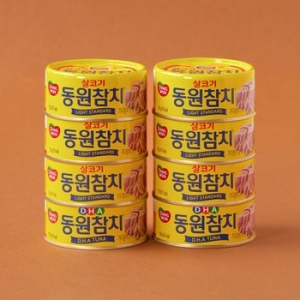 동원F&B 라이트 스탠다드 참치 150g 6개 + DHA 참치 150g 2개_이미지