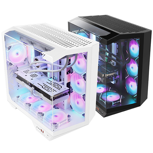 darkFlash DY470 ARGB 강화유리(화이트)