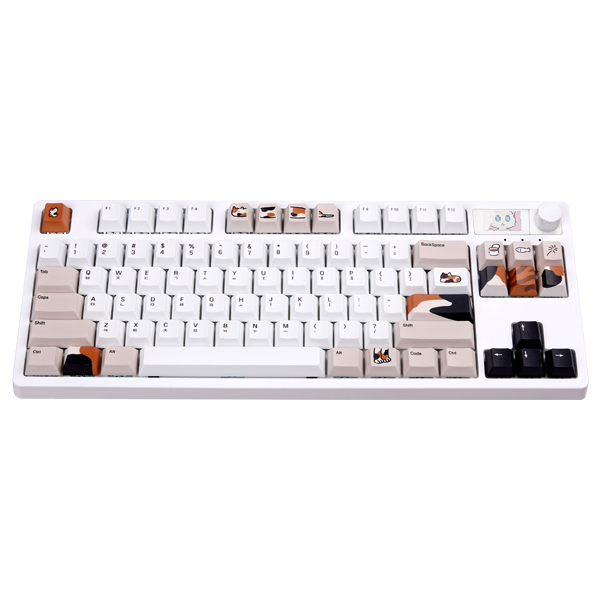 닌자84PRO 유무선 커스텀 기계식 화이트