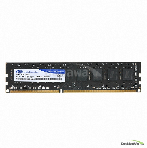 4GB / TeamGroup DDR3 4G PC3-12800 (4Gx1)