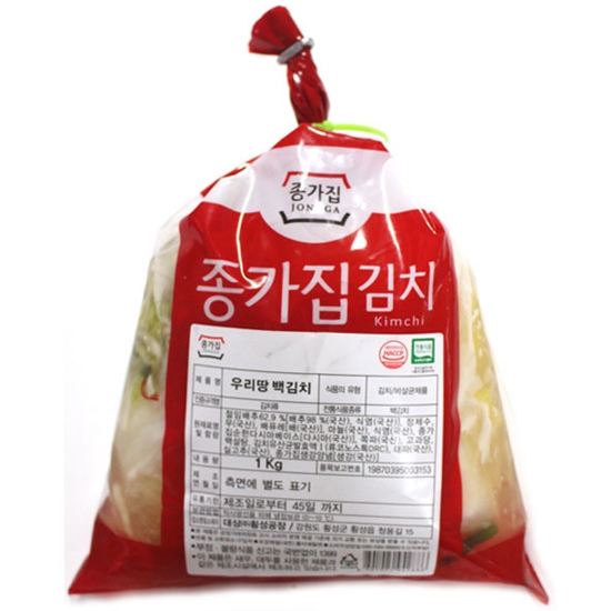 대상 종가집 우리땅 백김치 1kg이미지입니다. 누르면 해당 게시물로 새창이동합니다.