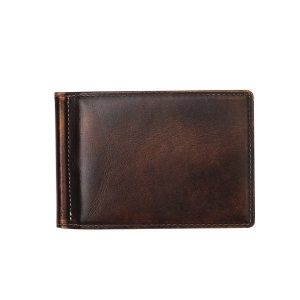 마뜨 마뜨 아도방 소가죽 머니클립 지갑 투톤연밤 w24073_이미지