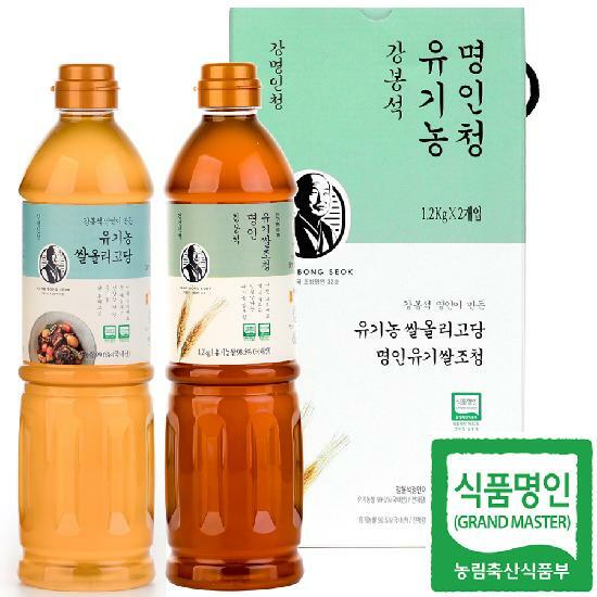 강봉석조청 명인 유기농 쌀조청 + 올리고당 1.2kg x 2개이미지입니다. 누르면 해당 게시물로 새창이동합니다.