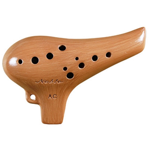 노블 도자기 오카리나 알토 C 황토_이미지