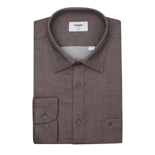 레노마 기모 트윌솔리드셔츠RPWSG0007BWIN