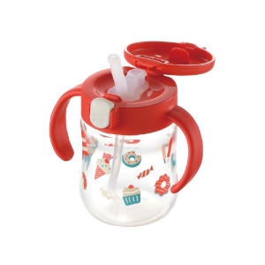 리첼  릿첼 TLI 빨대컵 SD 체리레드 200ml