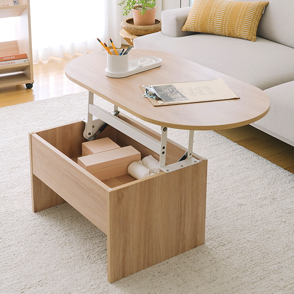 헤이 리프트업 거실 소파 테이블