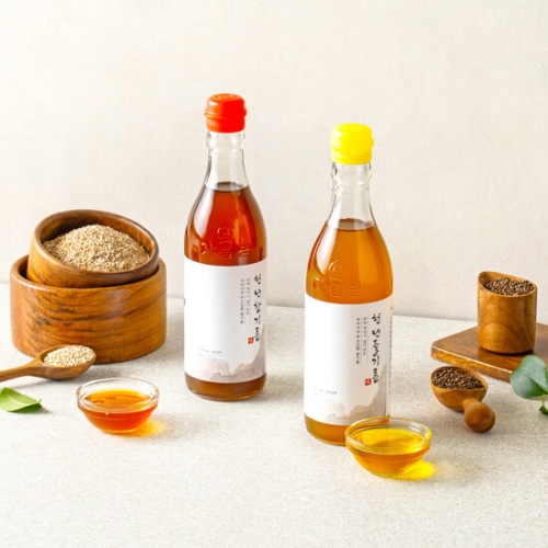 전라도청년 저온압착 통들깨 100% 천년들기름 350ml_이미지