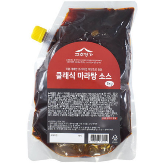 스카이푸드 고추명가 클래식 마라탕소스 1kg (1개)