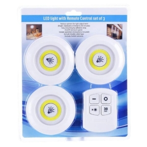 KC인증 LED 무선 리모컨 취침등 무드등 3P RD-10012