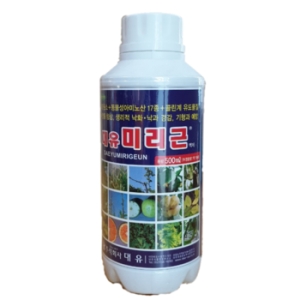 대유 미리근 500ml 액제 고추 상추 텃밭 아미노산 킬레이트 식물 영양제 미량요소 복합 비료_이미지