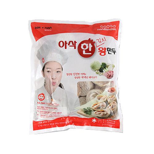 한만두식품 아삭한 김치왕만두 1.4kg (1개)_이미지
