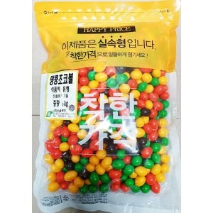 롯데 소울푸드  땅콩 파티 맛깔지기 1kg 아이 간식 마른 호프 메뉴_이미지