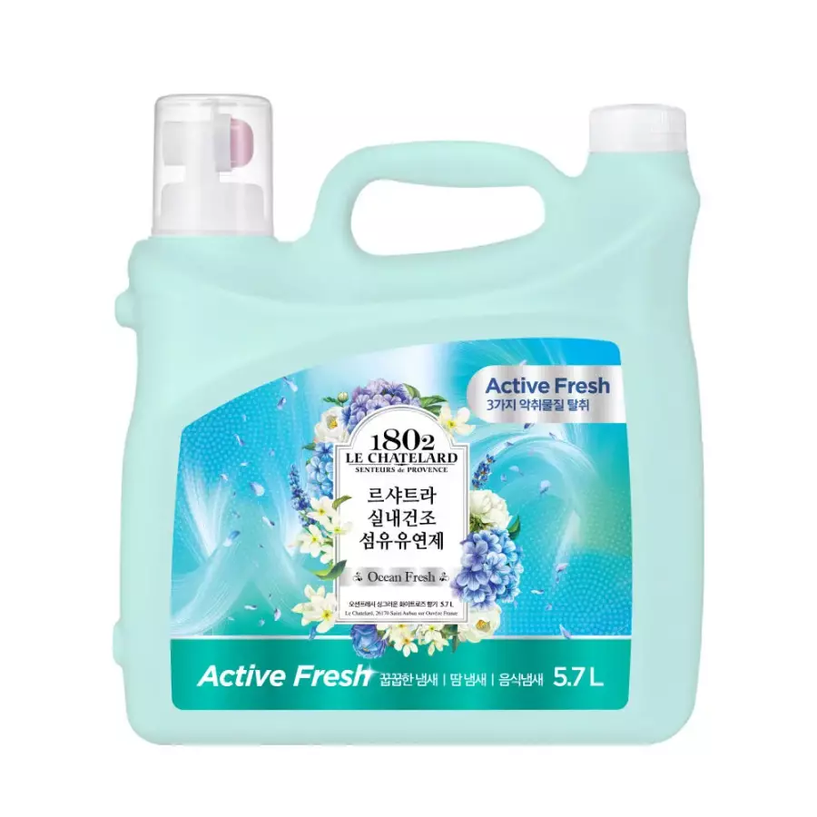 르샤트라1802 실내건조 섬유유연제 오션프레시 5.7L (1개)_이미지