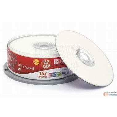 RICOH DVD+R 4.7GB 16x 케익 25장 프린터블_이미지