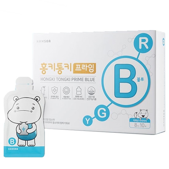 함소아제약 홍키통키 프라임 블루 20ml 30포 (2개)_이미지