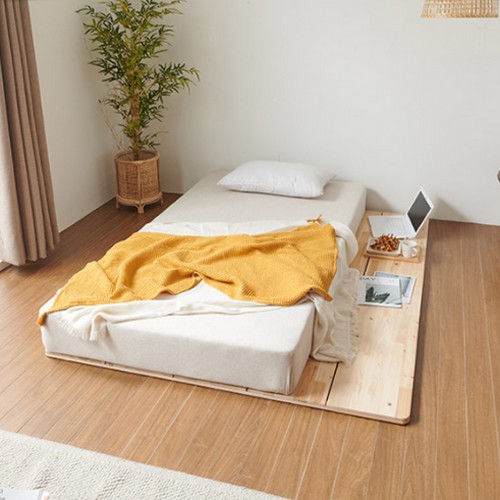 동서가구 팀버 삼나무 원목 저상형 접이식 깔판 SS (본넬스프링)_이미지