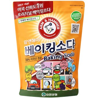 암앤해머 <b>베이킹</b><b>소다</b> 1.5kg
