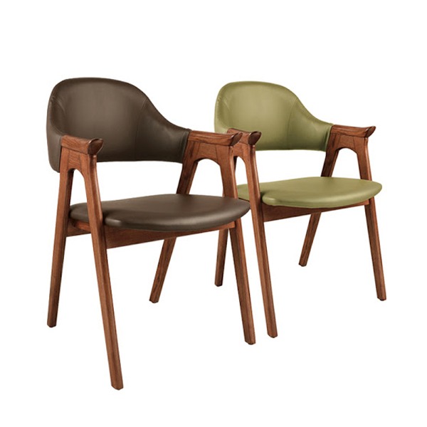 HFC-2106 파코 플러스 원목 인조가죽 의자