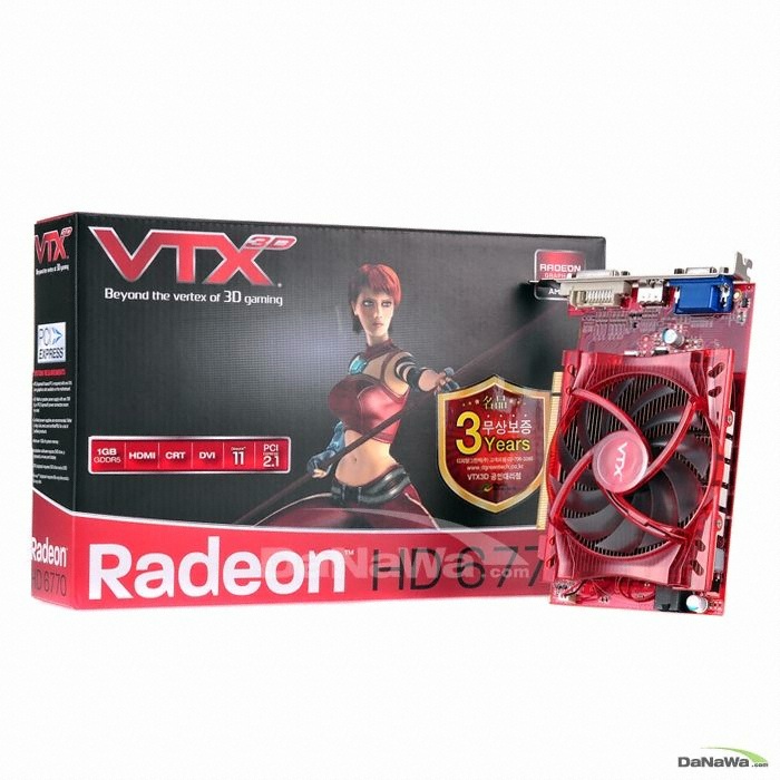 VTX3D 라데온 HD 6770 D5 1GB_이미지