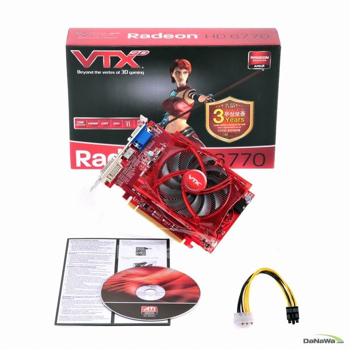 VTX3D 라데온 HD 6770 D5 1GB_이미지