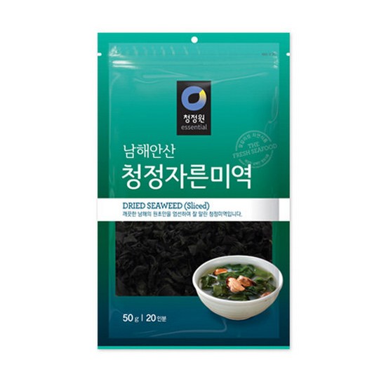 남해안산 청정 자른미역 50g
