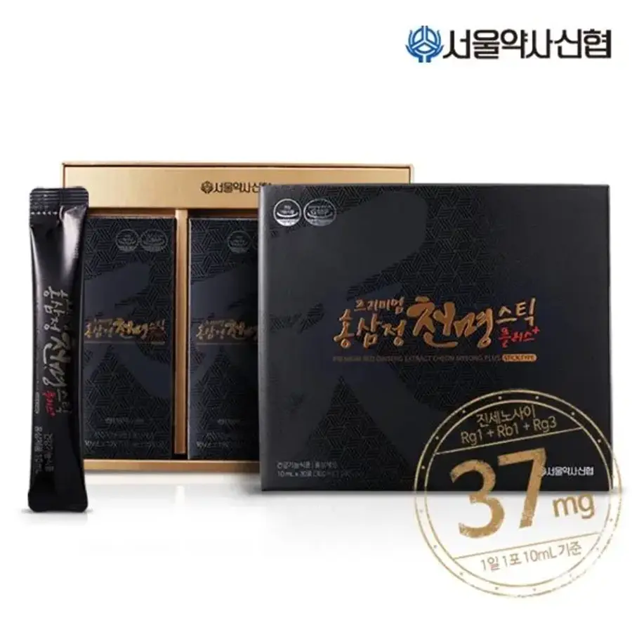 서울약사신협 프리미엄 홍삼정 천명 스틱 플러스 10ml 30포 (10개)_이미지