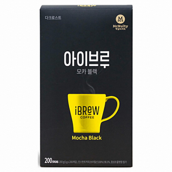 한국맥널티 아이브루 모카 블랙 200T (2개)